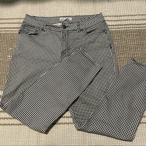 Pattered Artisan NY SZ 10 Cropped Skinny